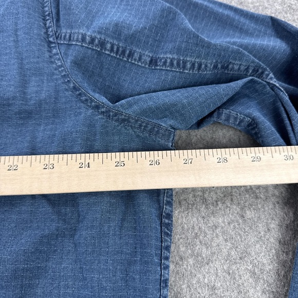 Vineyard Vines Jacket Mens XL Blue Cotton Nylon Indigo Chore Workwear Shacket - Picture 7 of 9